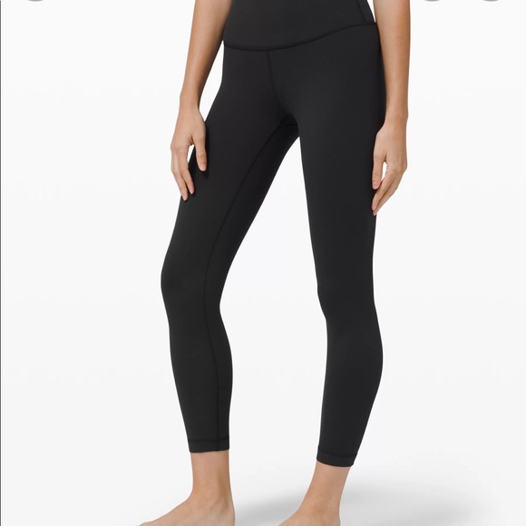 lululemon athletica Pants - lululemon high rise wunder under leggings 25” in black